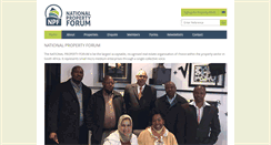 Desktop Screenshot of npfsa.co.za